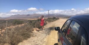 Amanda Wadhams in the South African Karoo