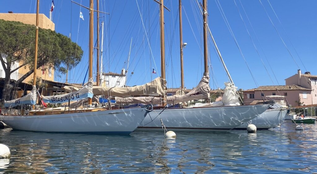 Classic yachts in Port Grimaud