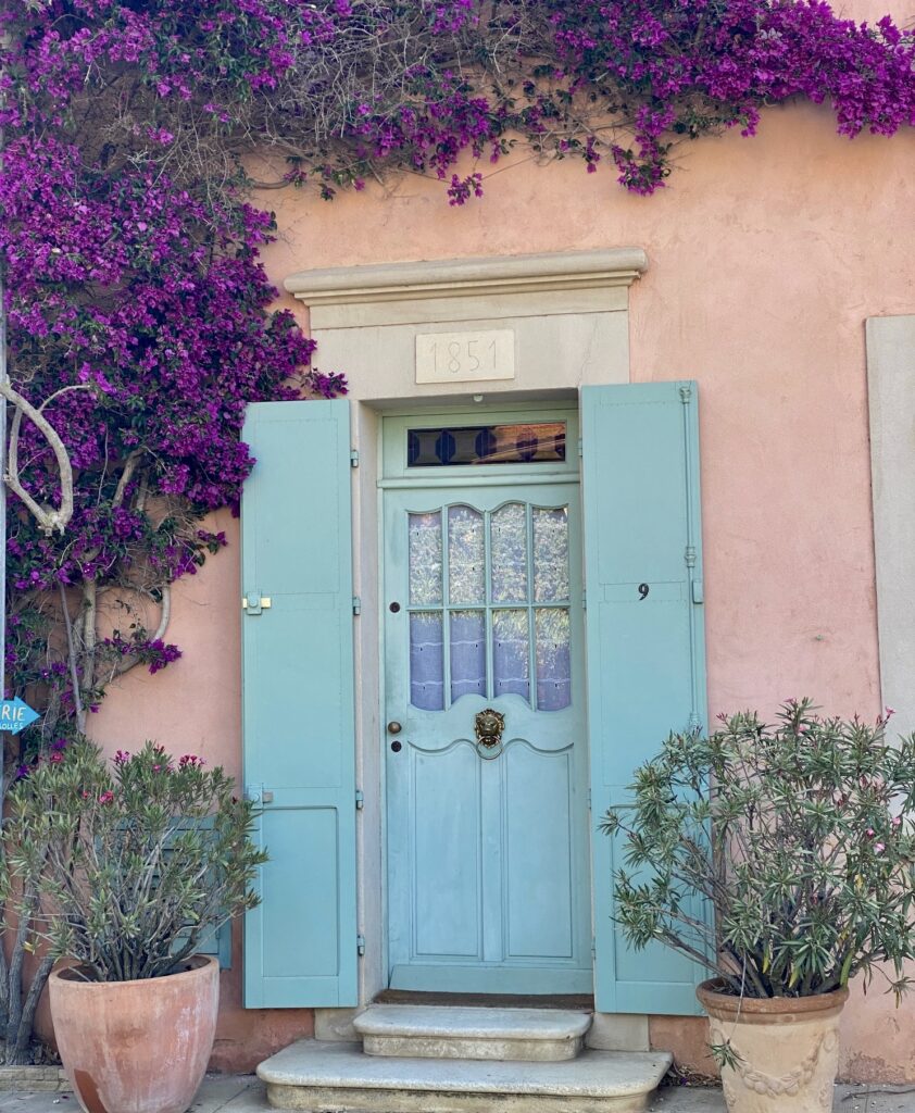 Front door on Ile De Porquerolles