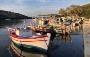 Fishing boats on Meganisi