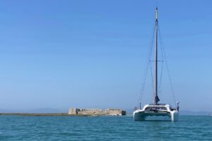 Performance catamaran Rush in Butrint